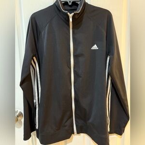 Adidas Climalite and Blk, Gray & White Windbreaker with Stand-Up Collar